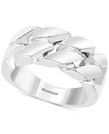 Эффектное мужское кольцо EFFY® из полированного звена цепи из стерлингового серебра EFFY Collection