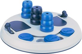 TRIXIE Activity Flip Board X-Large Level 2 Strategy Game,Enrichment & Interactive Play, Treat Intermediate Dog Puzzle Toy, Blue Trixie