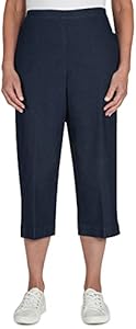 Alfred Dunner Women's Relaxed Denim Capri Alfred Dunner