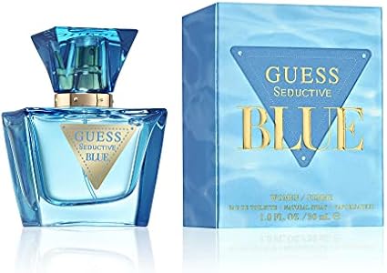 GUESS Seductive Blue Women/Femme Eau de Toilette Perfume Spray For Women, 1.0 Fl. Oz. GUESS