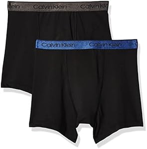 Calvin Klein Boys' Kids Performance Boxer Brief Underwear, Multipack Calvin Klein