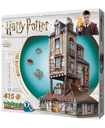 Коллекция Гарри Поттера - Нора - Семейный дом Уизли 3D-пазл - 415 штук Wrebbit