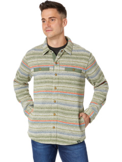 Свитер Куртка-рубашка из флиса с принтом Обычный L.L.Bean