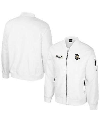 Men's UCF Knights White Rabbit Full-Zip Bomber Jacket Colosseum