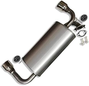 Northeastern Exhaust | Stainless Steel Muffler with Tips, Bolts, and Hangers Compatible with Nissan Murano 2003-2007 3.5L Northeastern Exhaust