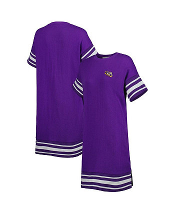 Женское фиолетовое платье-футболка LSU Tigers Cascade Touch