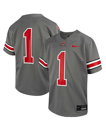 Toddler 1 Steel Ohio State Buckeyes Alternate Untouchable Replica Football Jersey Nike