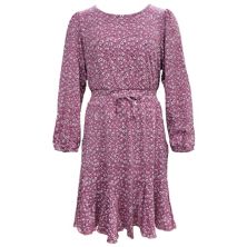 Вязаное платье с эластичной резинкой на талии для девочек 4–16 лет с принтом «три розовых сердечка» Three Pink Hearts