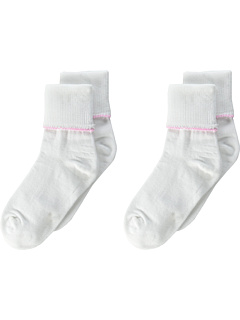 Комфортный носок с бесшовным рисунком по краям, 2 шт. (Младенцы / Малыши / Маленькие дети / Старшие дети) Jefferies Socks
