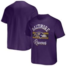 Мужская фиолетовая футболка в полоску Baltimore Ravens из коллекции NFL x Darius Rucker by Fanatics NFL x Darius Rucker Collection by Fanatics