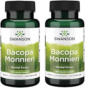 Swanson Bacopa Monnieri Extract Bacognize 250 Milligrams 90 Capsules (Капсулы) Swanson