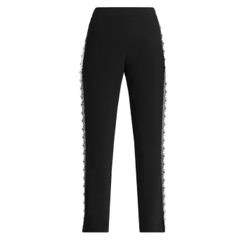 Stretch-Crepe Stovepipe Trousers Prabal Gurung