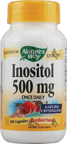Инозитол - 500 мг - 100 капсул - Nature's Way Nature's Way