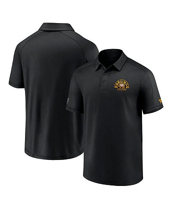Мужская черная рубашка-поло Boston Bruins Authentic Pro Centennial Fanatics