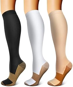 Мужские Носки FEYHAY Copper Compression Socks (3 Пары) 15-20 mmHg FEYHAY