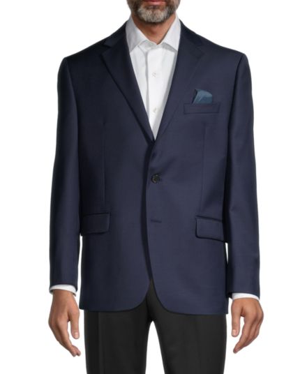 Пиджак классического кроя из смесовой шерсти Ralph Lauren