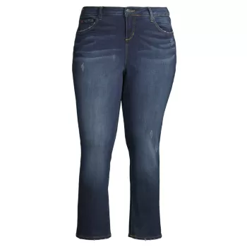 Прямые джинсы Easy с высокой посадкой SLINK JEANS