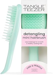 Tangle Teezer Ultimate Detangler Brush, Dry & Wet Hair Brush, Reduces Breakage for Color-Treated, Fine, & Fragile Hair Types, Apricot/Purple Tangle Teezer