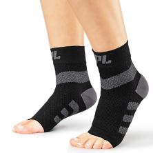 Powerlix Plantar Fasciitis Socks with Ankle Support Brace for Women & Men Powerlix