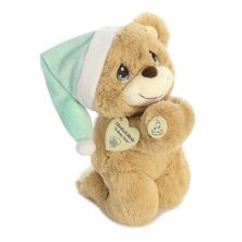 Aurora Medium Brown Precious Moments 10&#34; Charlie Prayer Bear Inspirational Stuffed Animal Aurora
