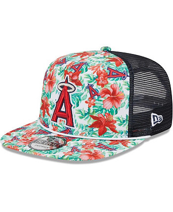 Мужская кепка Snapback Los Angeles Angels Tropic с цветочным принтом New Era
