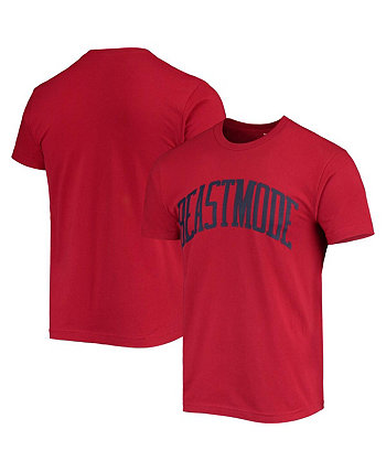Red Beast Men's Mode Collegiate Wordmark T-Shirt Beast Mode