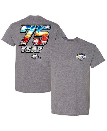Men's Heather Gray NASCAR 75th Anniversary T-shirt E2 Apparel