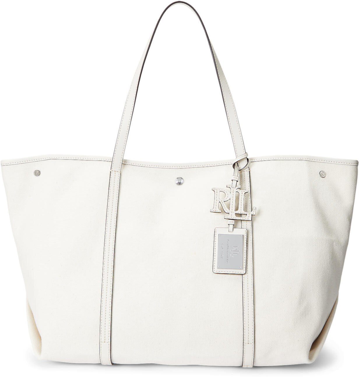 Canvas & Leather Large Emerie Tote Ralph Lauren