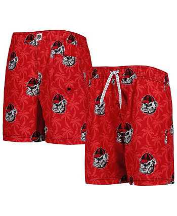 Красные шорты для плавания Big Boys Georgia Bulldogs Palm Tree Wes & Willy