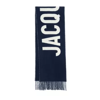 Шерстяной шарф с логотипом Jacquemus