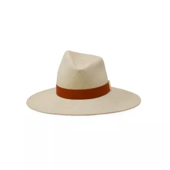 Асимметричная соломенная шляпа Drake Gigi Burris