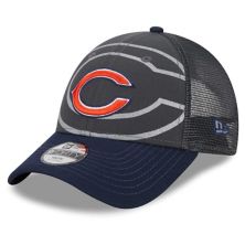 Preschool New Era Graphite/Navy Chicago Bears Reflect 9FORTY Adjustable Hat New Era