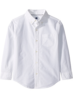 Оксфордская рубашка на пуговицах с длинным рукавом (для малышей / маленьких детей / детей старшего возраста) Janie and Jack