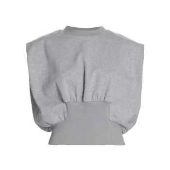 French Terry Shirred Top 3.1 PHILLIP LIM