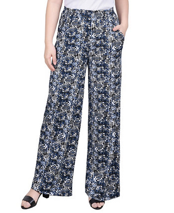 Petite Wide Leg Pull On Pants NY Collection