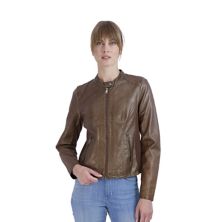 Женская гоночная куртка из искусственной кожи Sebby Sebby Collection