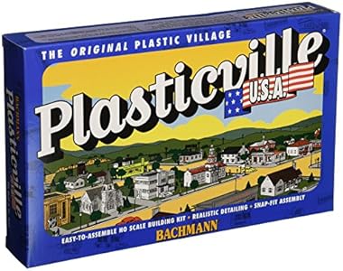 Bachmann Trains - PLASTICVILLE U.S.A. BUILDINGS – CLASSIC KITS - DRIVE-IN HAMBURGER STAND - HO Scale Bachmann