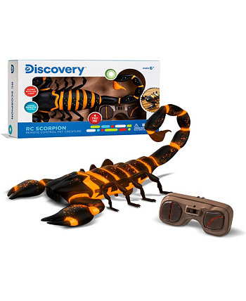 RC Scorpion, Светящееся в темноте тело, Беспроводная игрушка с дистанционным управлением для детей, Отлично подходит для розыгрышей и украшений Хэллоуина, Реалистичное бегающее движение Discovery