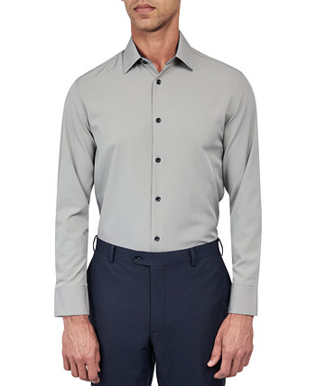 Мужская классическая рубашка Slim Fit Solid Performance Stretch Cooling Comfort CONSTRUCT
