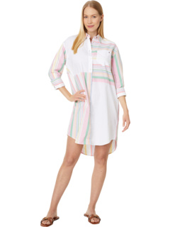 Платье-рубашка Tommy Hilfiger с полосатым патчворком Tommy Hilfiger