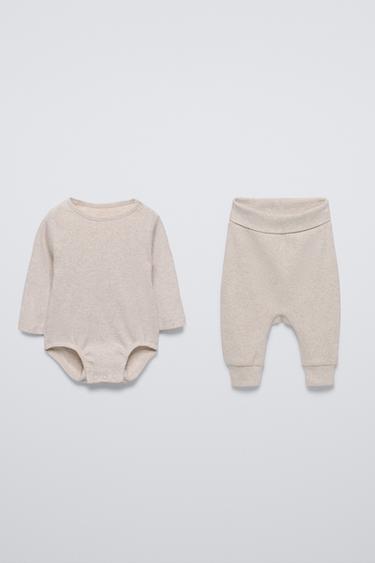 PLAIN BODYSUIT AND LEGGINGS PACK Zara