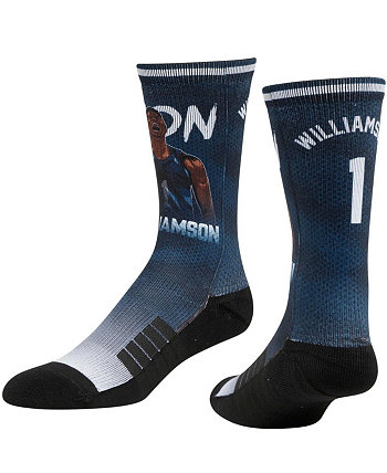 Мужские и женские носки Zion Williamson New Orleans Pelicans Premium Comfy Crew Socks Strideline