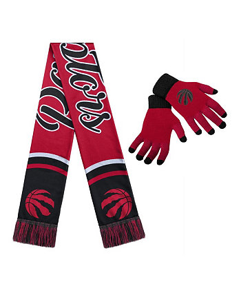 Женский комплект из перчаток и шарфа Toronto Raptors FOCO