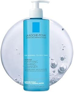 La Roche-Posay Toleriane Purifying Foaming Facial Cleanser, Oil Free Face Wash for Oily Skin and for Sensitive Skin with Niacinamide, Pore Cleanser Won’t Dry Out Skin, Unscented La Roche-Posay