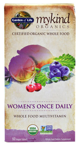 Mykind Organics Женские мультивитамины для каждодневного приема - 60 веганских таблеток - Garden of Life Garden of Life