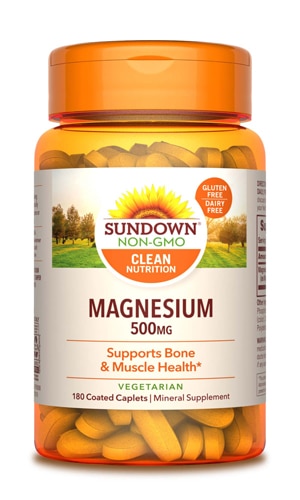 Магний VALUE SIZE -- 500 мг -- 180 капсул Sundown Naturals