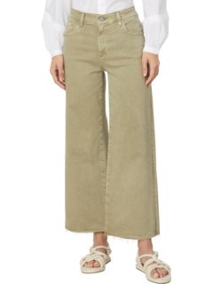 Прямые широкие штанины Saige с высокой посадкой и высушенной серой петрушкой AG Jeans