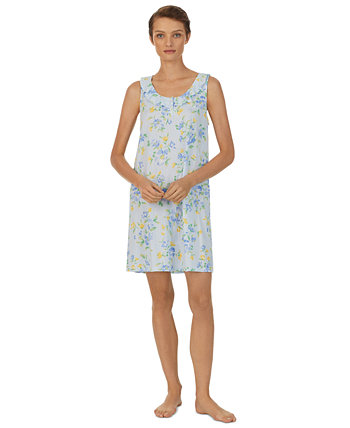 Женская ночная рубашка с оборками и цветочным принтом Ralph Lauren