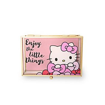 Sanrio Hello Kitty Glass Jewelry Box Sanrio