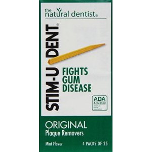 Stim-U-Dent Plaque Removers Mint 100 Each Stim-U-Dent